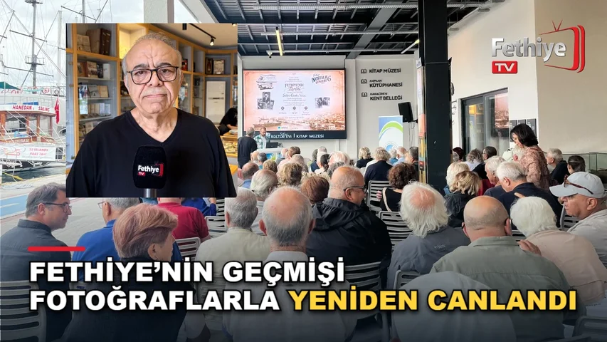 Fethiye Kültür Evi'nde düzenlenen nostalji günlerinde Şükrü Gürel geçmişi anlattı