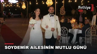 Fethiye Aksazlar Leb-i Derya'da düzenlenen düğünde Pelin ve Halit Soydemir evlendi