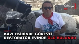 Datça Knidos Antik Kenti kazılarında restoratör olarak görev yapan Murat Karatağ evinde ölü bulundu