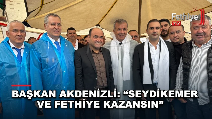 Seydikemer Belediye Başkanı Önder Akdenizli, FTSO seçimlerinde adaylara başarı diledi.
