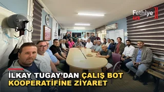 İMEAK Deniz Ticaret Odası Fethiye Şubesi başkan adayı İlkay Tugay, Çalış Bot Kooperatifi üyeleriyle seçim öncesi bir araya geldi.