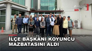 Yeni Parti Fethiye İlçe Başkanı Mustafa Koyuncu mazbatasını aldı
