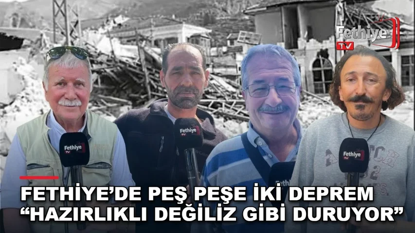 Fethiye'de sabah saatlerinde meydana gelen küçük depremler sokakta vatandaşlarla konuşuldu