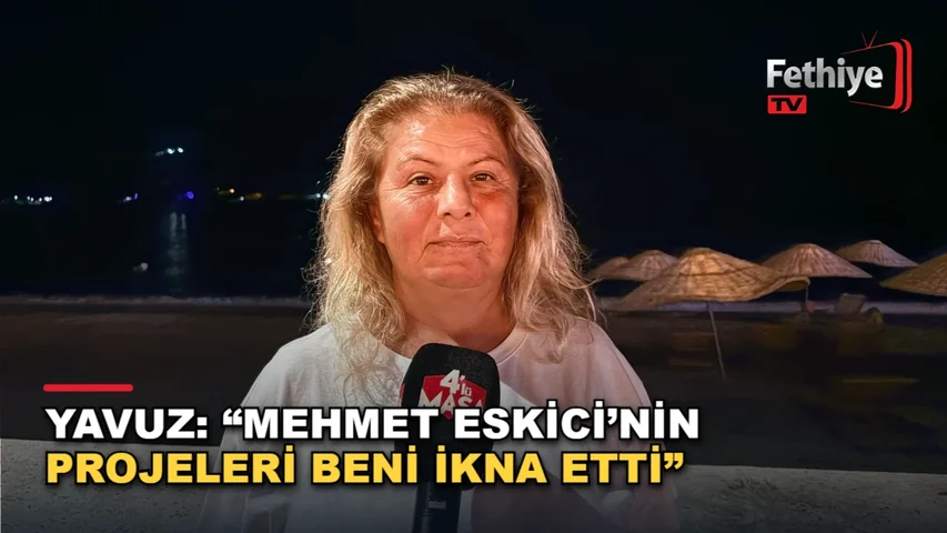Fethiye'de kaptan Filiz Yavuz, Deniz Ticaret Odası başkan adayı Mehmet Eskici'ye destek verdi