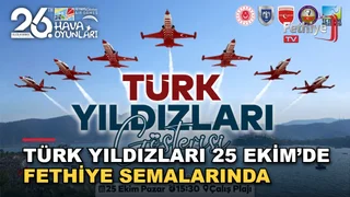 Türk Yıldızları, Fethiye Ölüdeniz Hava Oyunları Festivali kapsamında Çalış Plajı'nda gösteri yapacak