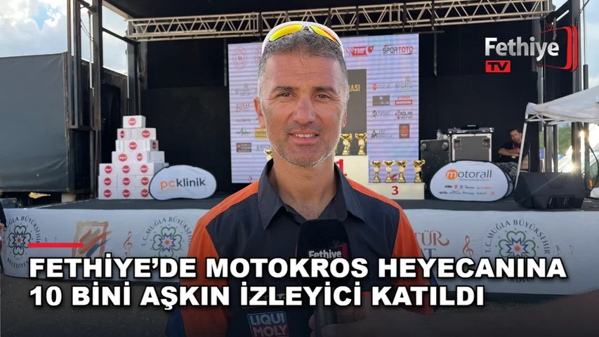 Fethiye Esenköy'de düzenlenen Türkiye Motokros Şampiyonası'nda sporcular mücadele etti.