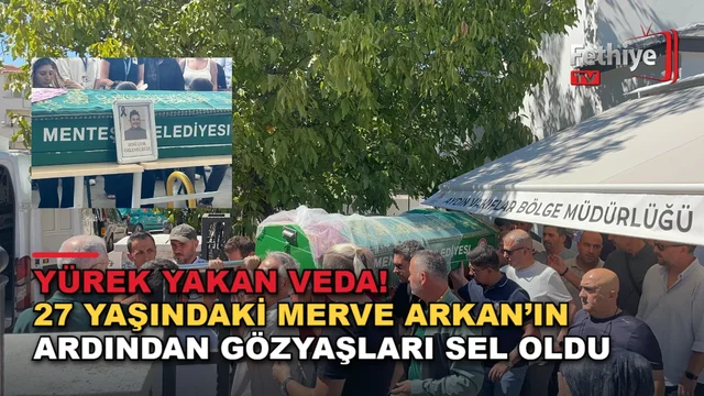Muğla Eğitim ve Araştırma Hastanesi önünde genç sağlık çalışanı için düzenlenen cenaze töreni