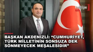 Seydikemer Belediye Başkanı Önder Akdenizli, 29 Ekim Cumhuriyet Bayramı dolayısıyla kutlama mesajı yayımladı.