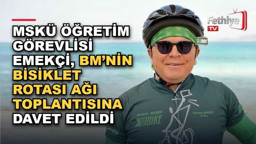 MSKÜ Öğretim Görevlisi Feridun Emekçi, Cenevre'deki bisiklet rotası ağı uzmanlar toplantısına katılacak