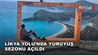 Fethiye Ovacık'tan başlayan Likya Yolu'nda yürüyüş sezonu doğaseverlerle açıldı
