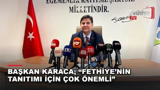 Fethiye Belediye Başkanı Alim Karaca, Ölüdeniz Hava Oyunları Festivali öncesi açıklamalarda bulundu.