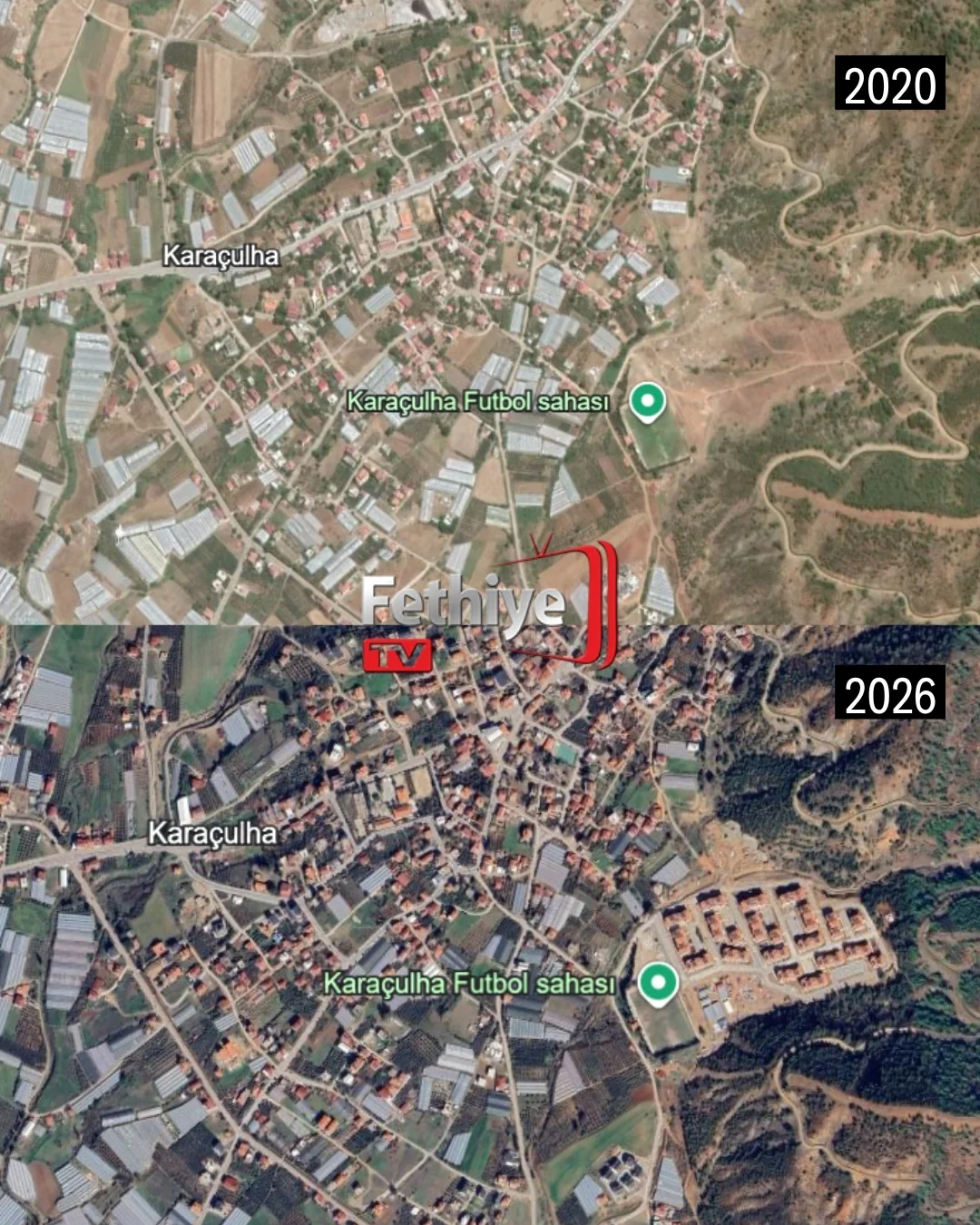 Fethiye’de 6 Yılda Dikkat Çeken Değişim: Yapılaşma Bazı Bölgelerde Hızlandı
