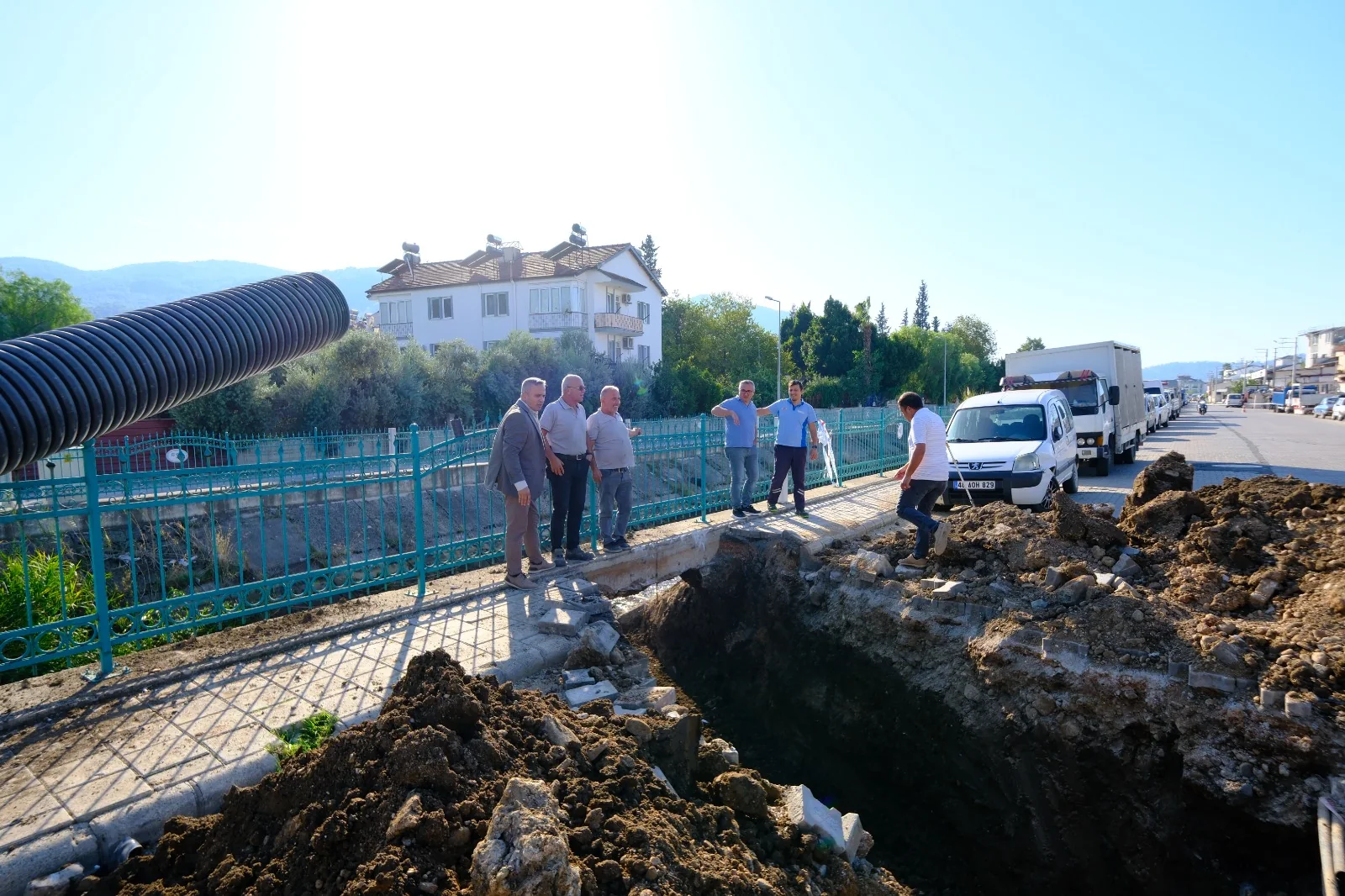 Fethiye Sanayi Sitesi’nde Drenaj Çalışmaları Başladı