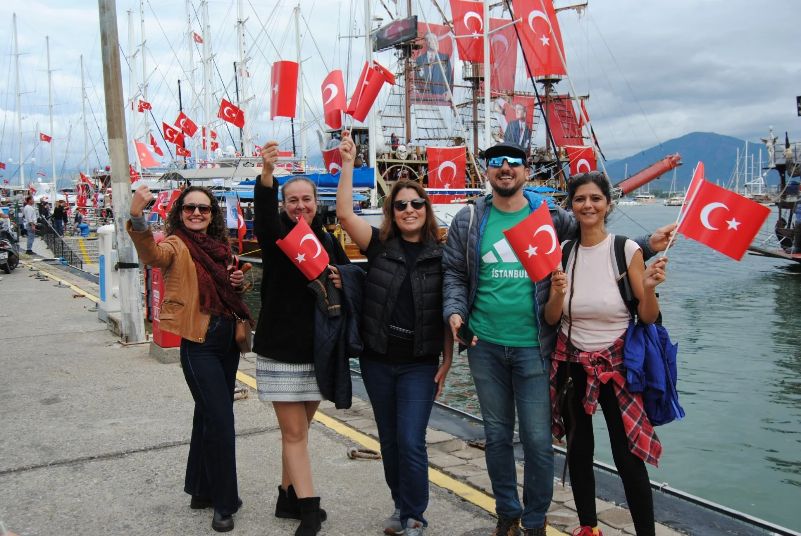 Fethiye'de Deniz Alayına Büyük Katılım