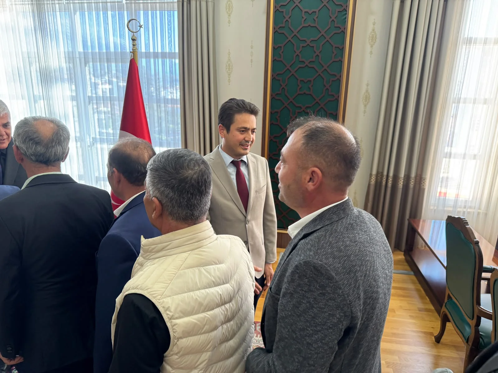 Seydikemer Kaymakamı Dilekli Muhtarları Makamında Kabul Etti