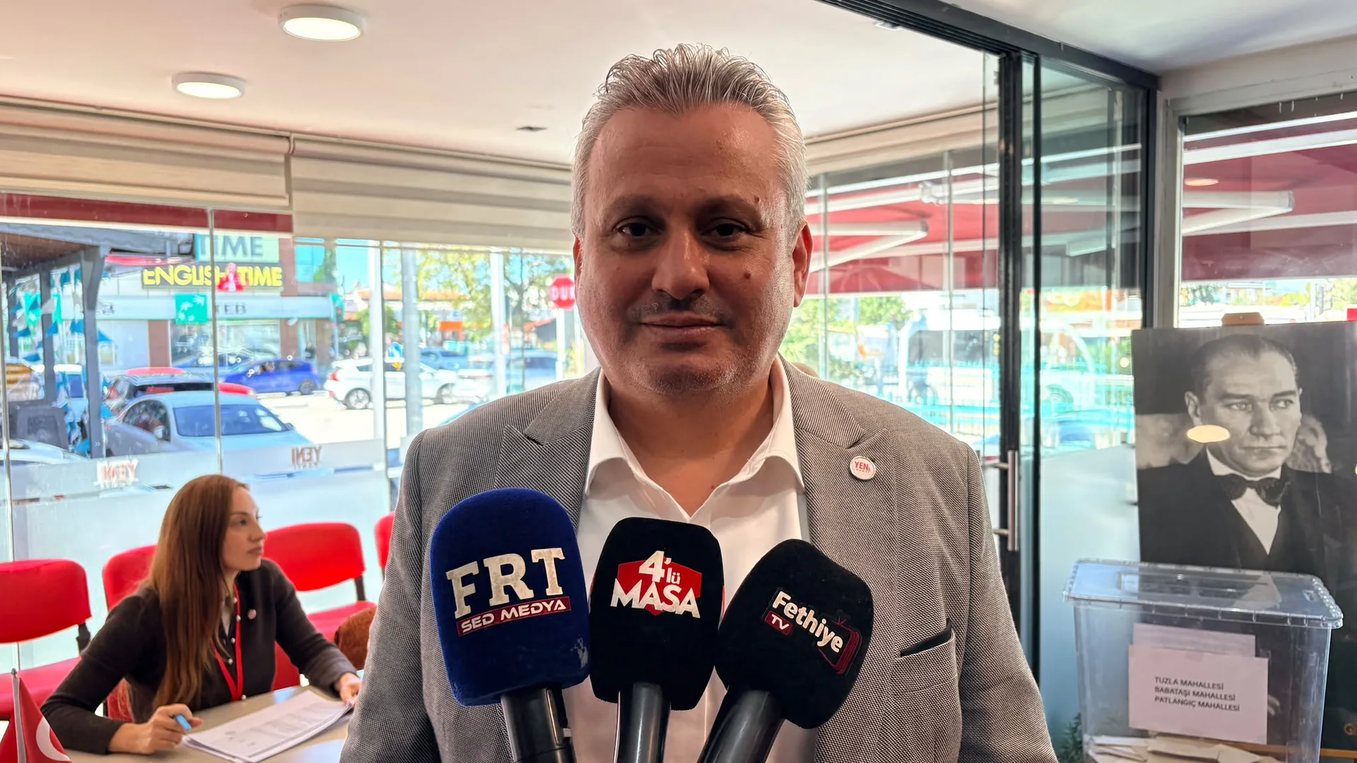 YENİ Parti Fethiye'de Üyeler İl Başkanını Belirlemek İçin Sandık Başında