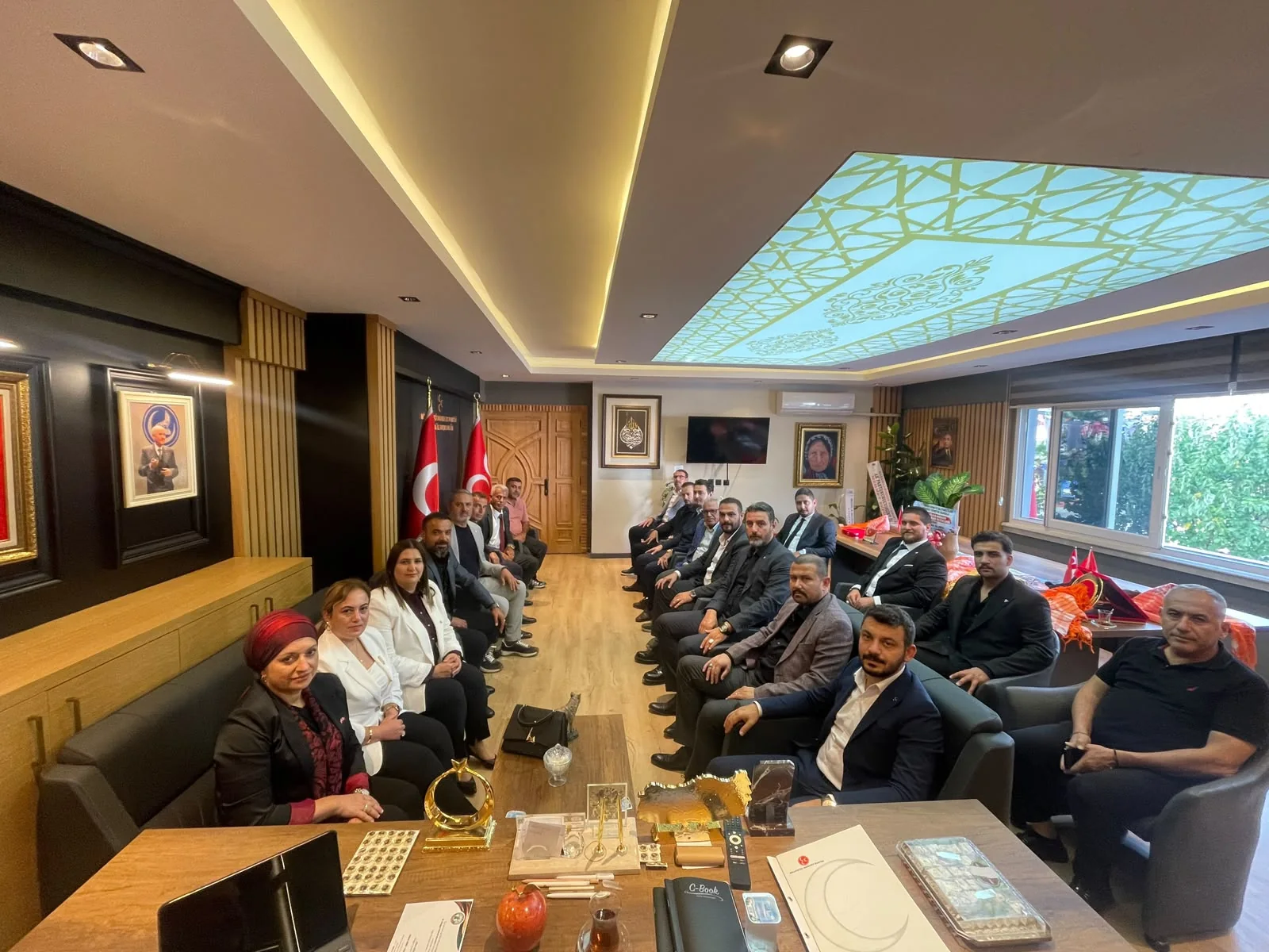 MHP Fethiye’den Muğla İl Başkanlığı’na Hayırlı Olsun Ziyareti