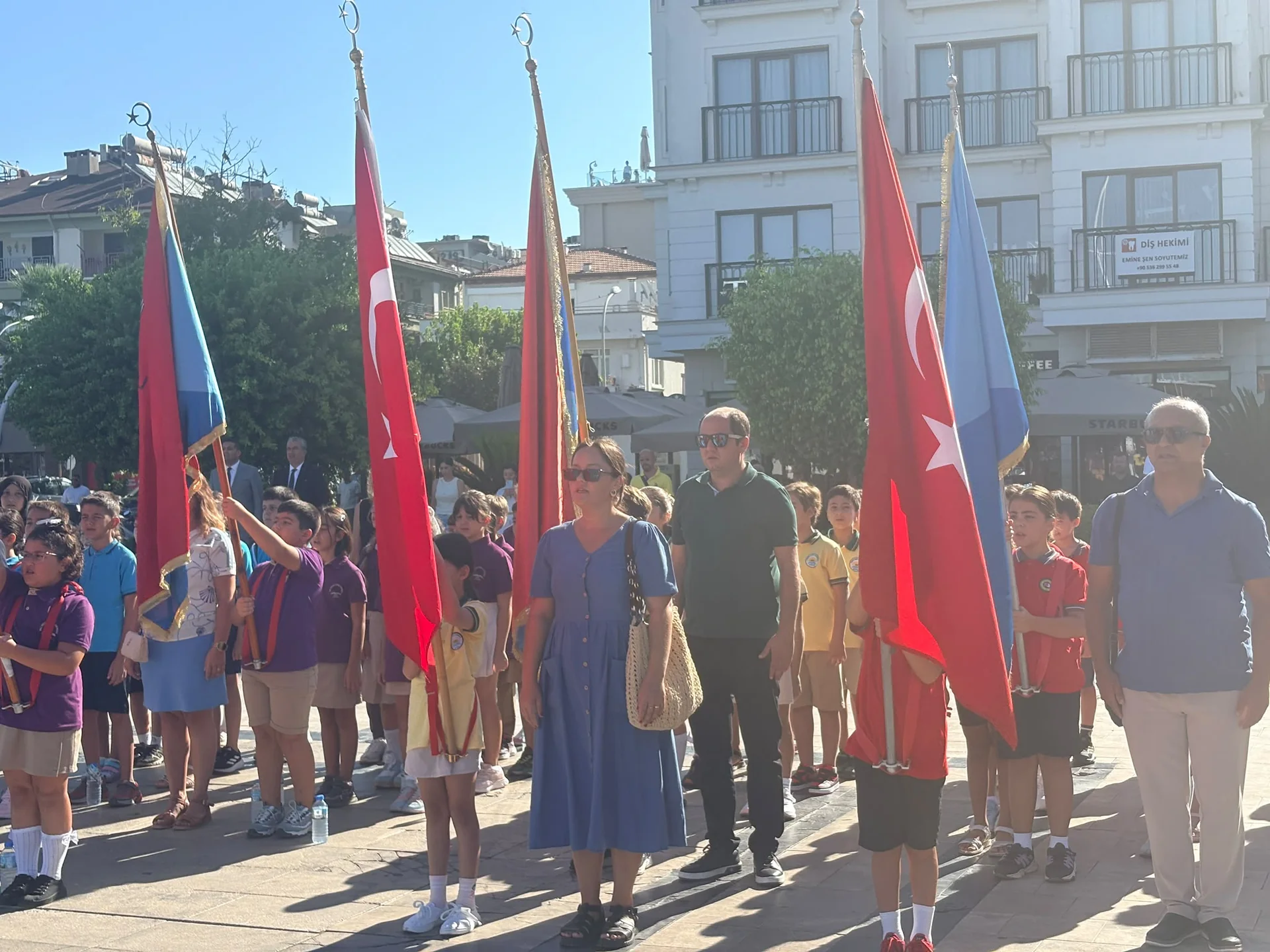 Fethiye’de İlköğretim Haftası Beşkaza Meydanı’nda Kutlandı