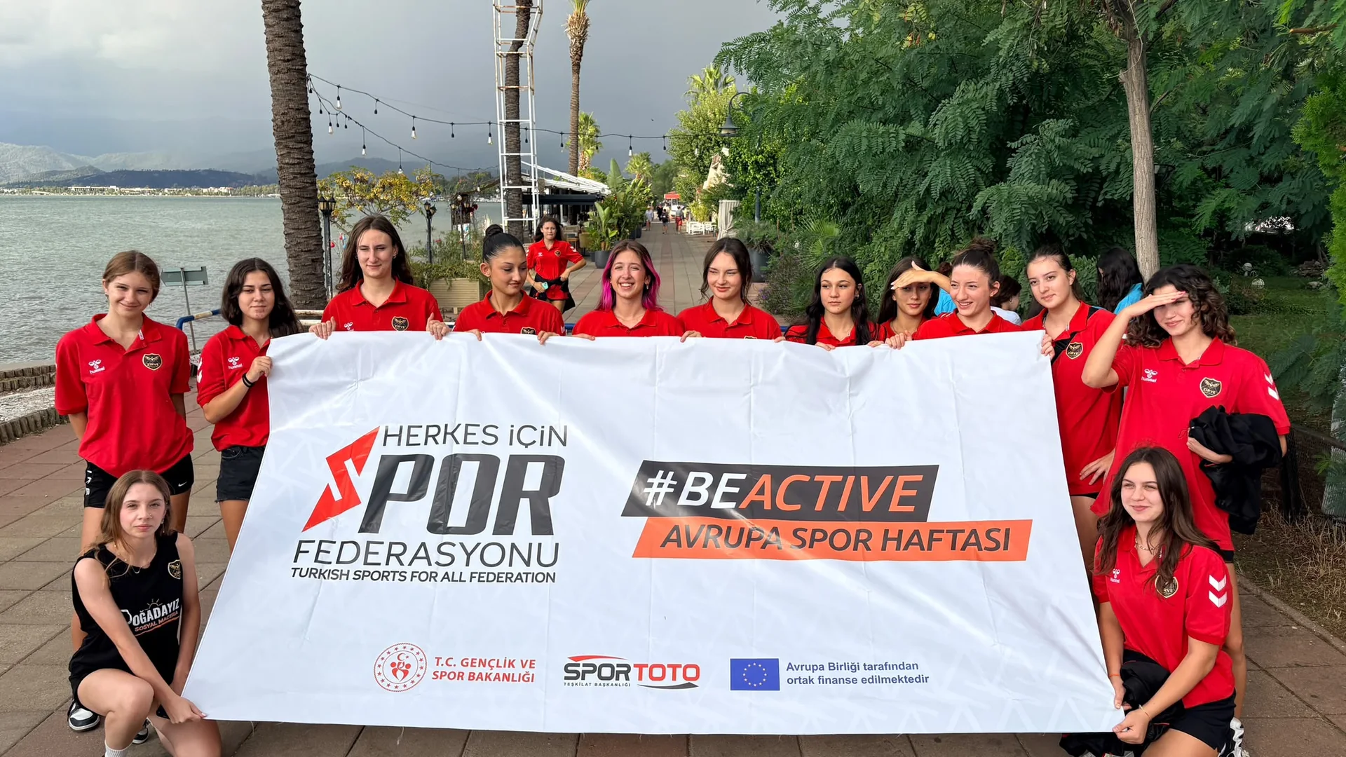 Fethiye’de Avrupa Spor Haftası Yürüyüşle Kutlandı