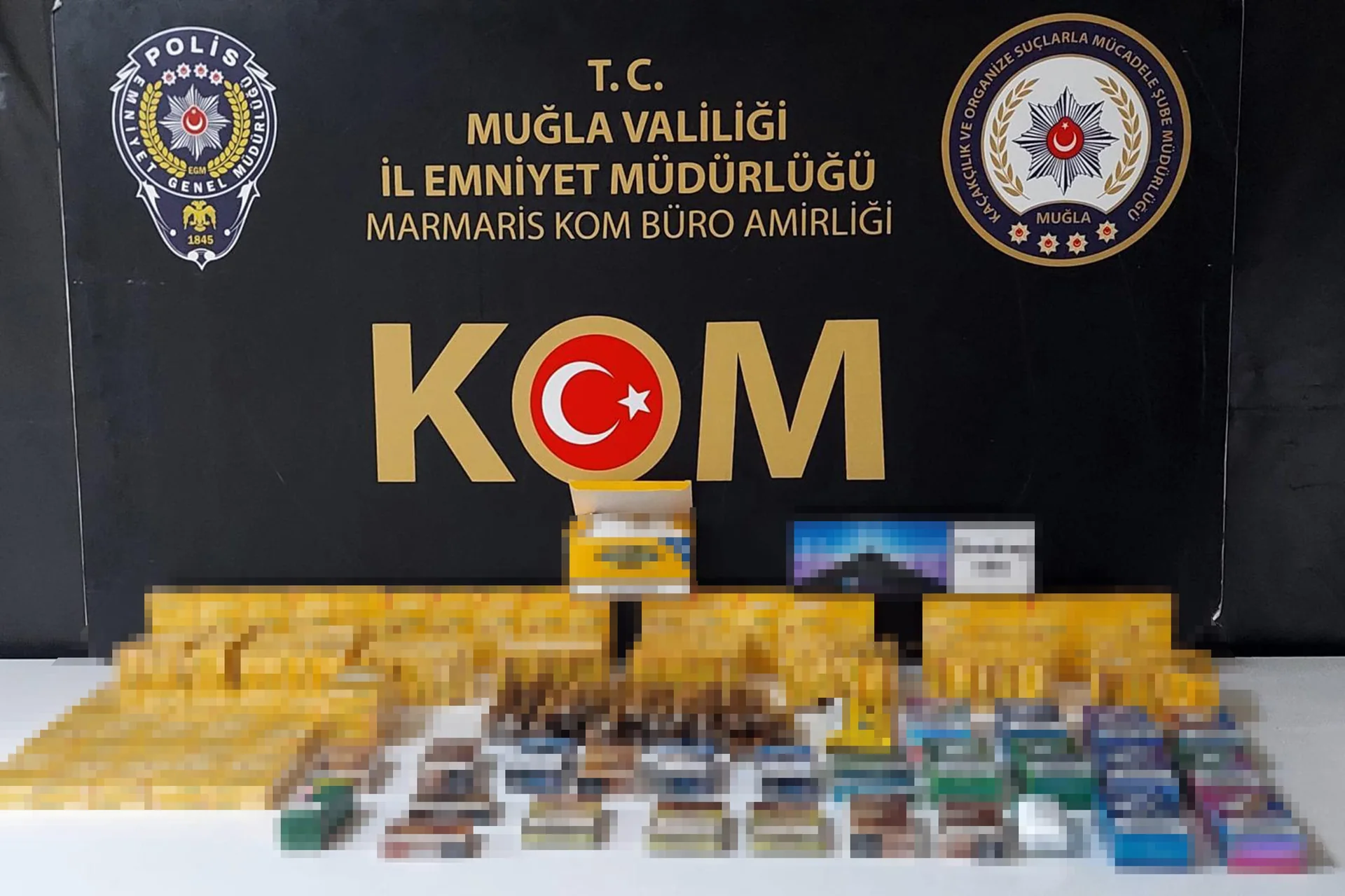 91 Bin 860 Adet Sahte Bandrol Ele Geçirildi