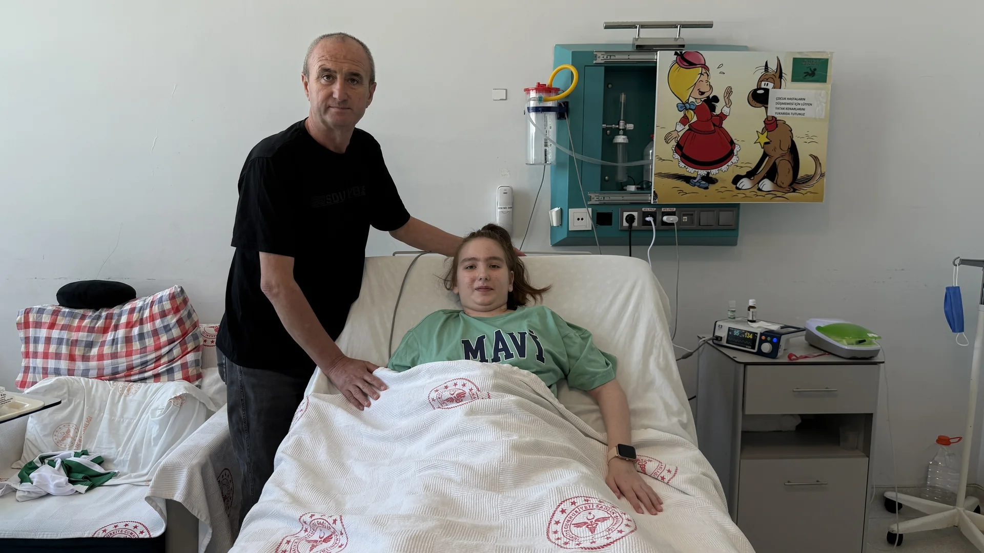 15 Yaşındaki Almina 88 Gün Yoğun Bakımda Kaldı