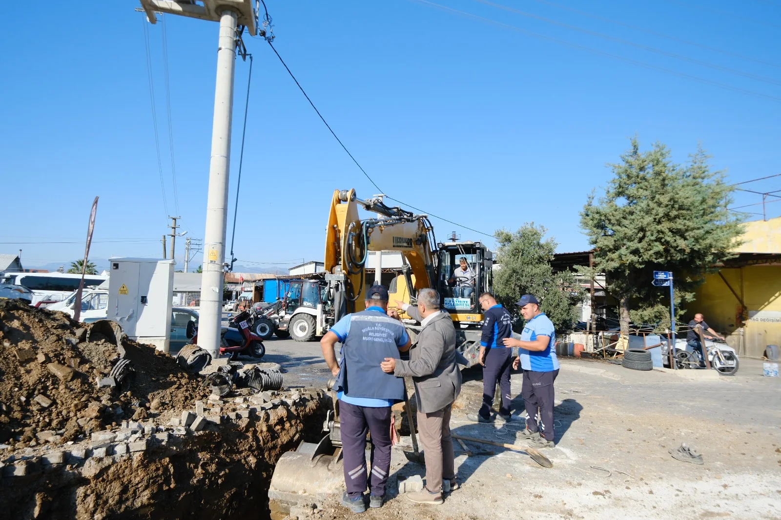 Fethiye Sanayi Sitesi’nde Drenaj Çalışmaları Başladı