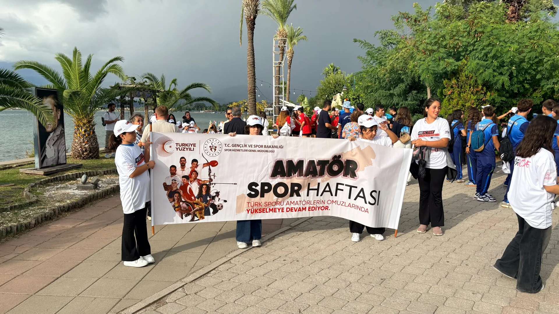 Fethiye’de Avrupa Spor Haftası Yürüyüşle Kutlandı