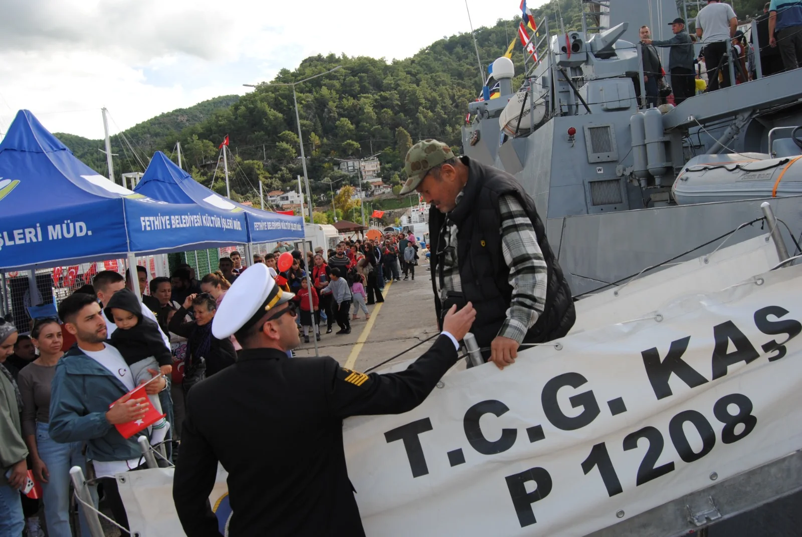 TCG Kaş Gemisi Fethiye’de Ziyaretçilerini Ağırlıyor!