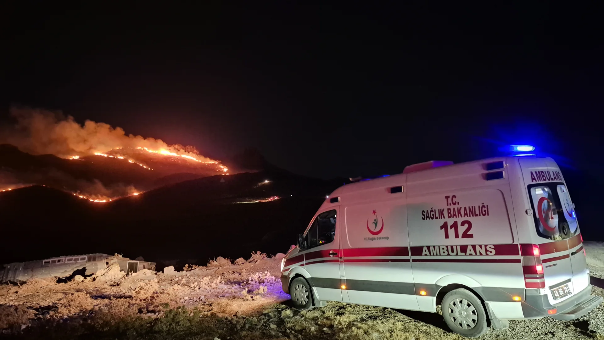 Bodrum’da Yangın Kontrol Altına Alındı