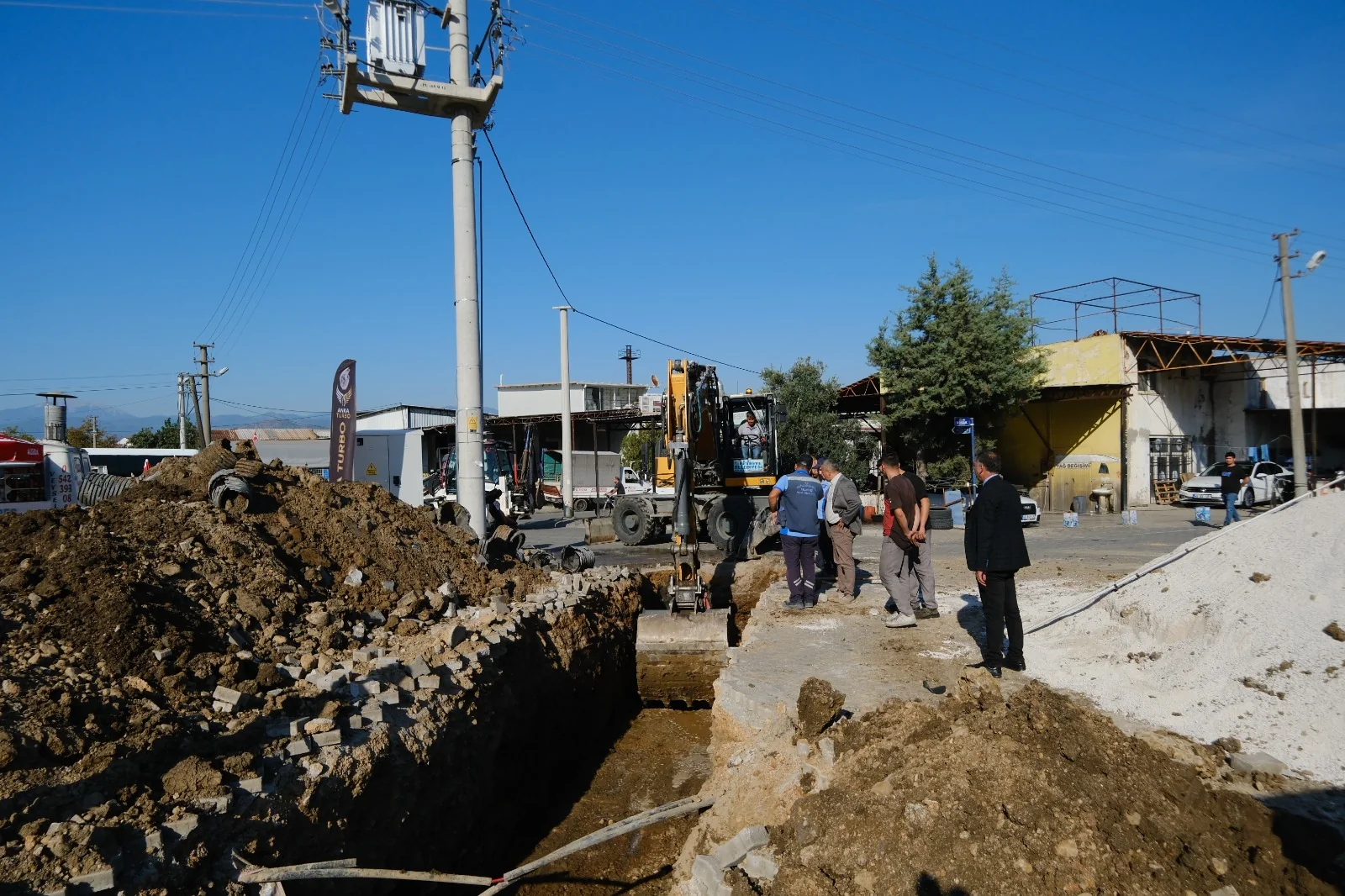 Fethiye Sanayi Sitesi’nde Drenaj Çalışmaları Başladı