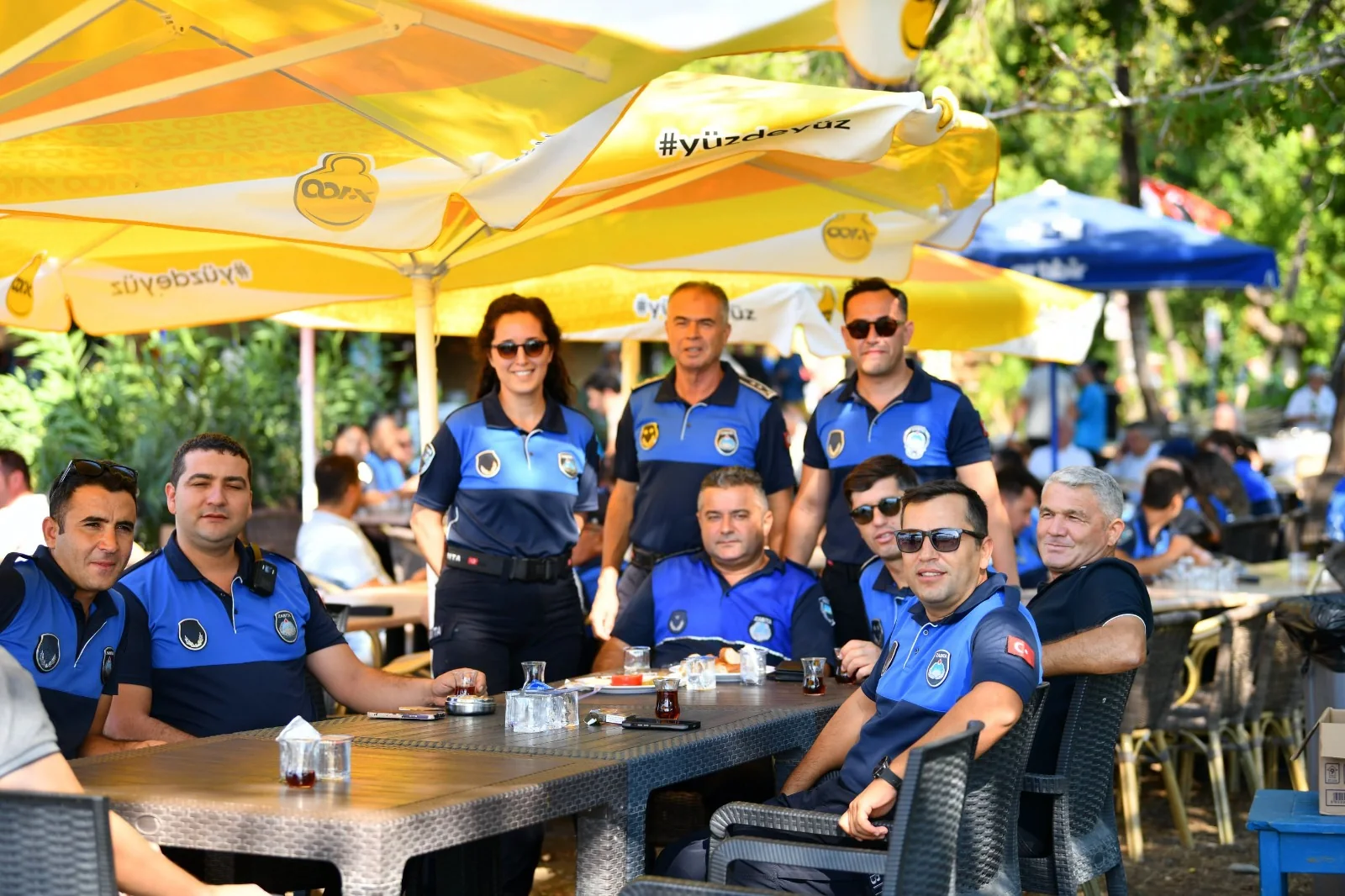 Fethiye’de Zabıtalar Akmaz Plajı’nda Buluştu