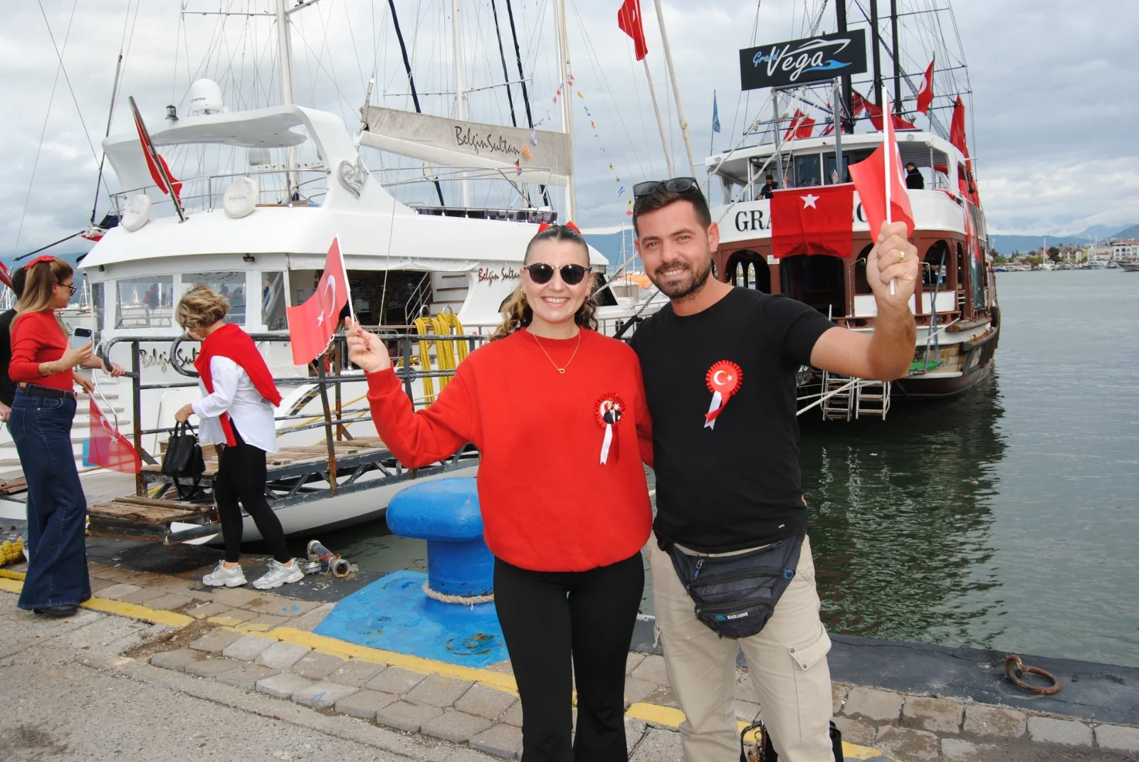 Fethiye'de Deniz Alayına Büyük Katılım
