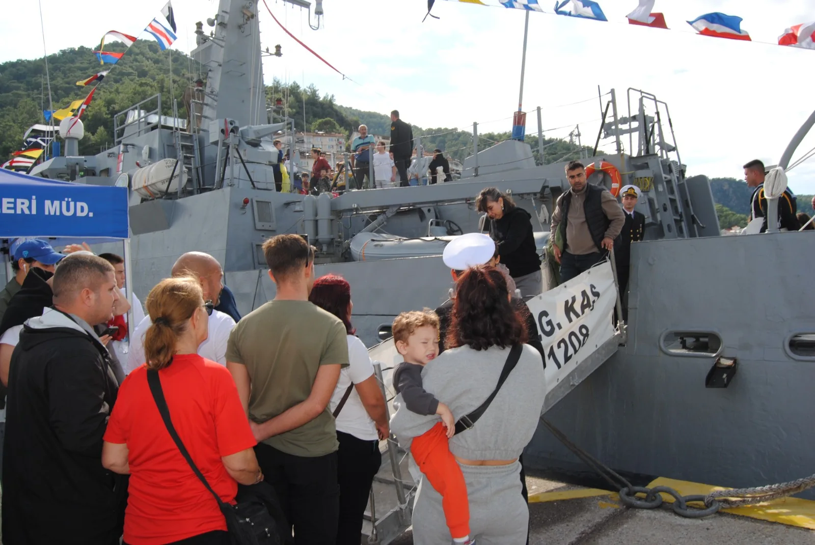 TCG Kaş Gemisi Fethiye’de Ziyaretçilerini Ağırlıyor!
