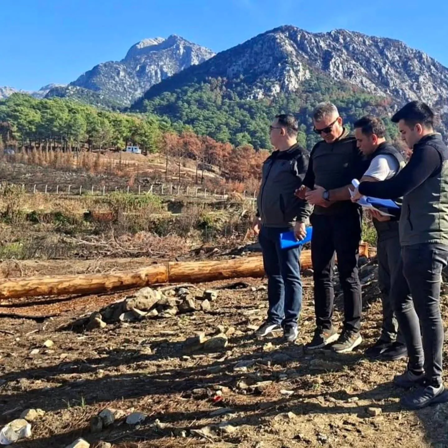 Muğla Orman Bölge Müdürü Ülküdür, Seydikemer’de Yanık Sahaları İnceledi
