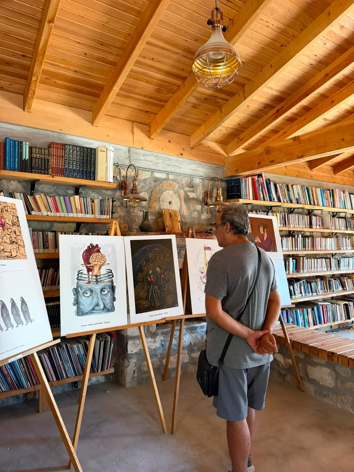 Uluslararası Karikatür Sergisi Fethiye’de Sanatseverlerle Buluştu