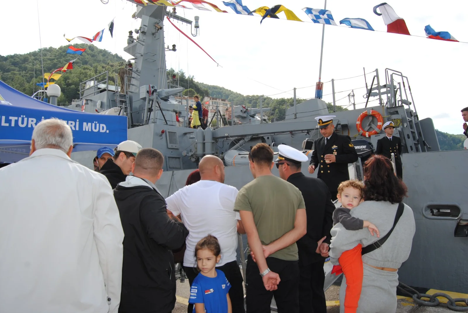 TCG Kaş Gemisi Fethiye’de Ziyaretçilerini Ağırlıyor!