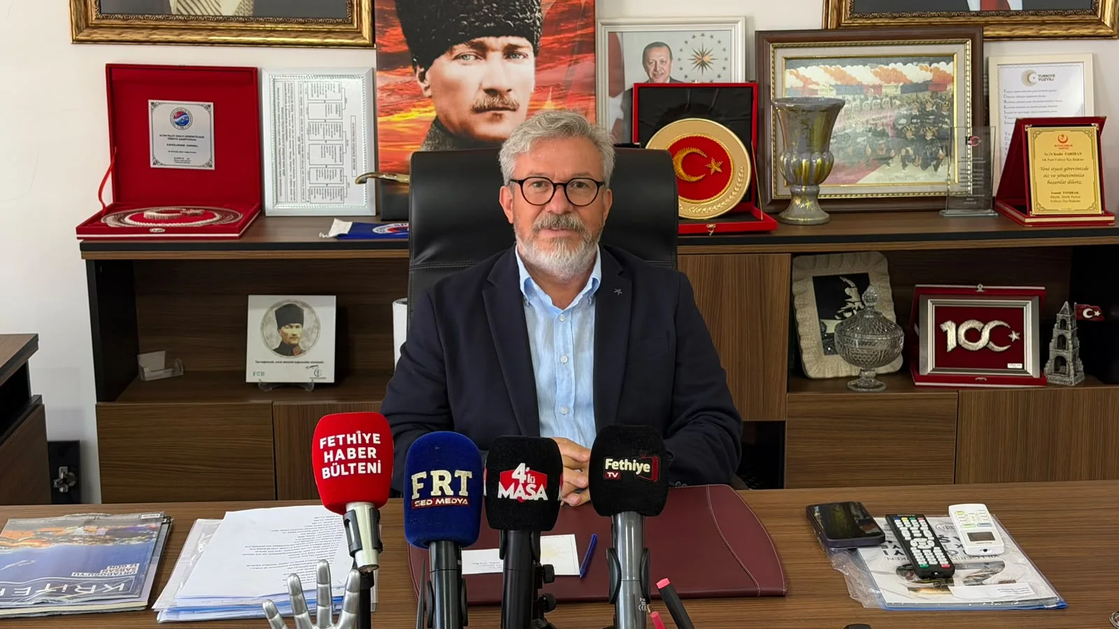 4’lü Masa’dan AK Parti Fethiye İlçe Başkanı Kadir Sarıhan’a Ziyaret