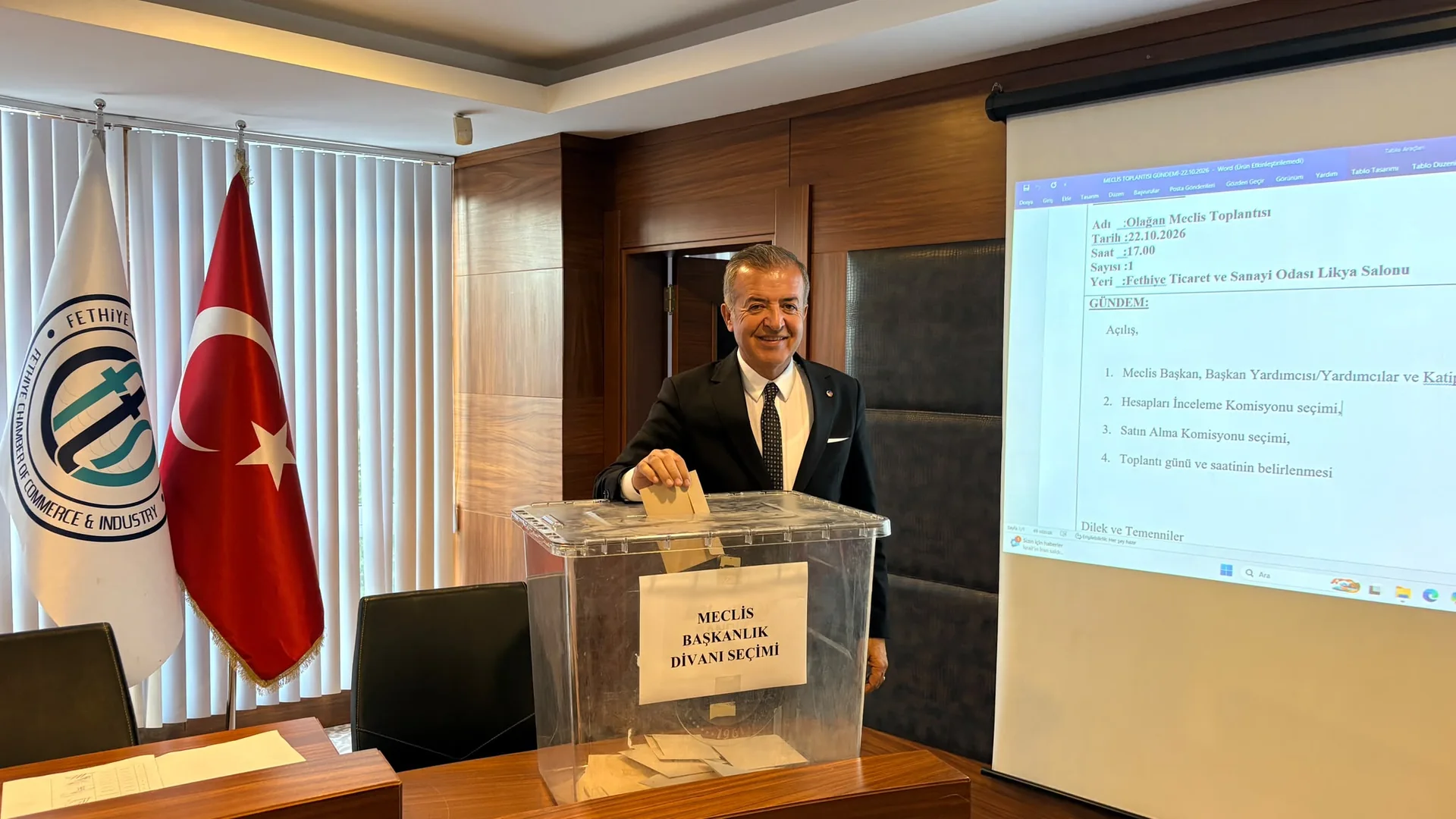 FTSO’da Meclis Başkanı Bayram Kiremitli Oldu