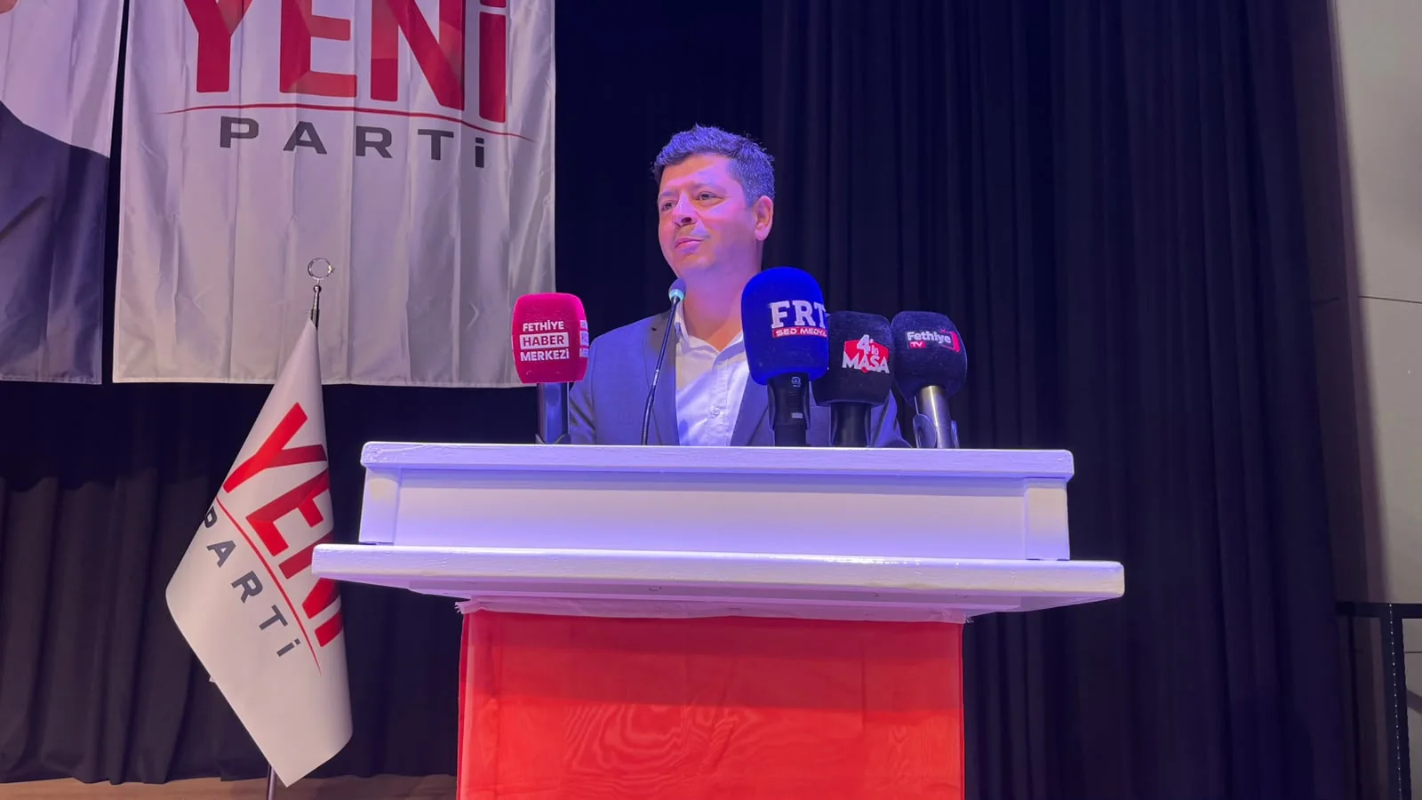İl Başkanı Kızıl, Yeni Parti Fethiye Kongresinde Konuştu