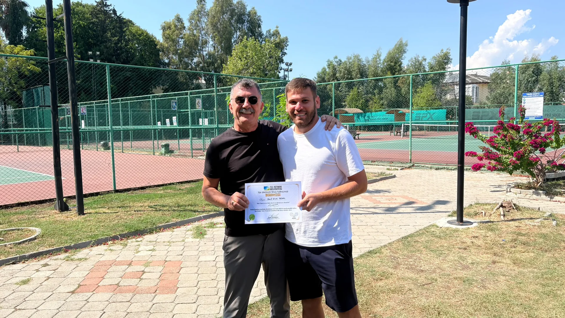 Fethiye’de Tenis Heyecanı : Şampiyonlar Belli Oldu