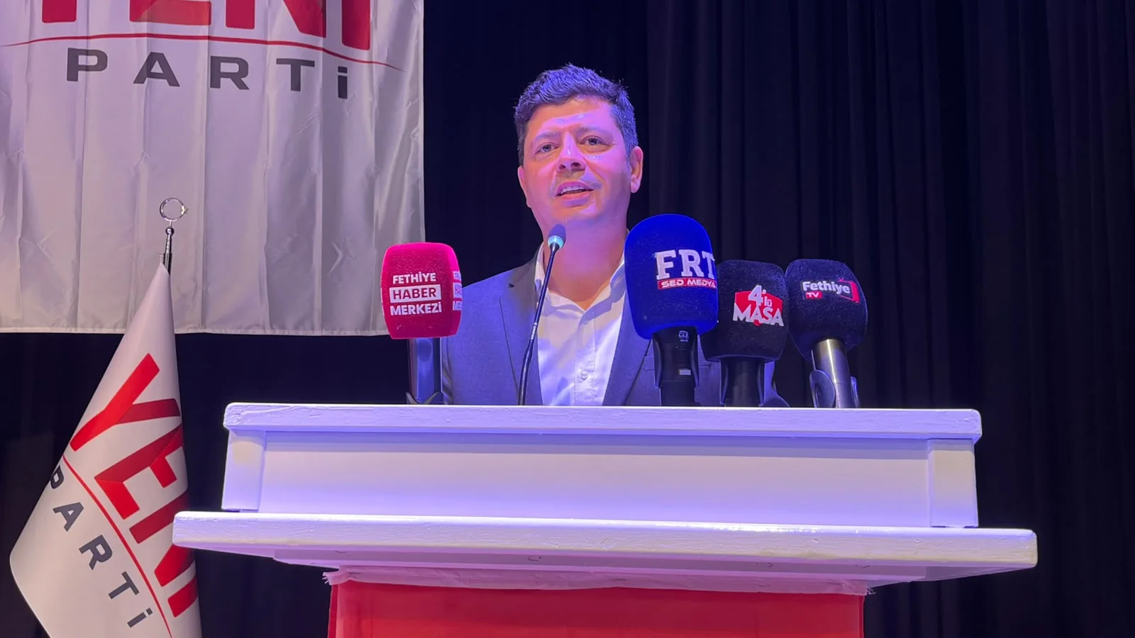 Yeni Parti Fethiye’de Mustafa Koyuncu Yeniden Başkan Seçildi