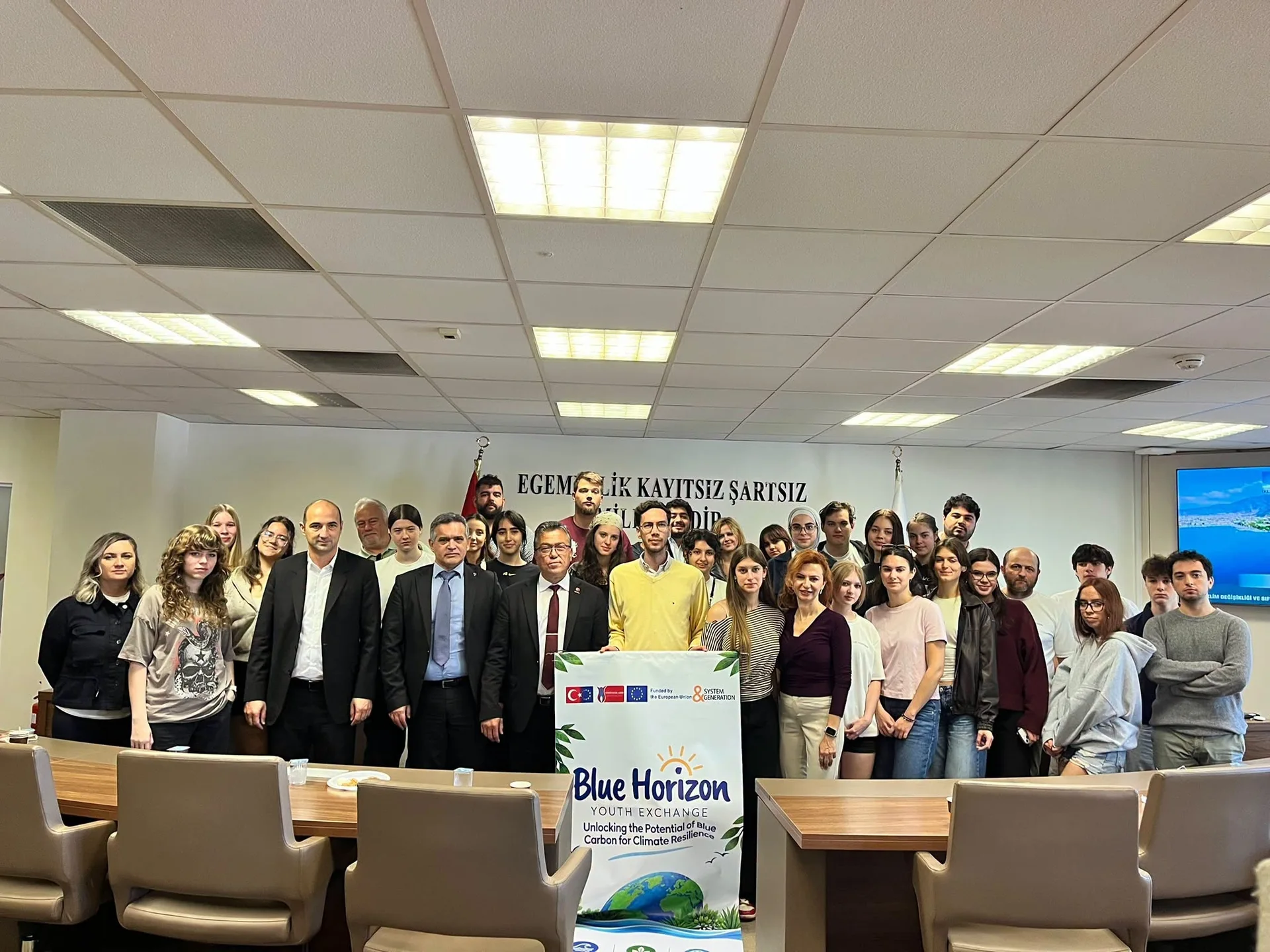 Fethiye’de Erasmus Öğrencileriyle İklim Değişikliği Konferansı Düzenlendi