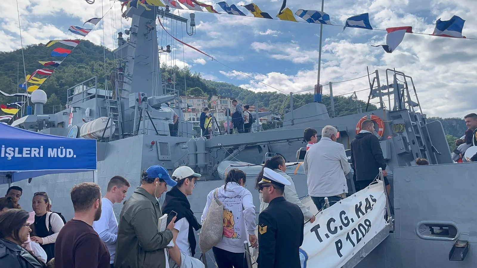 TCG Kaş Gemisi Fethiye’de Ziyaretçilerini Ağırlıyor!
