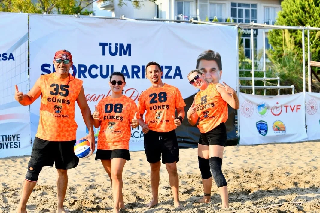 Fethiye’de Plaj Voleybolu Turnuvası Sona Erdi