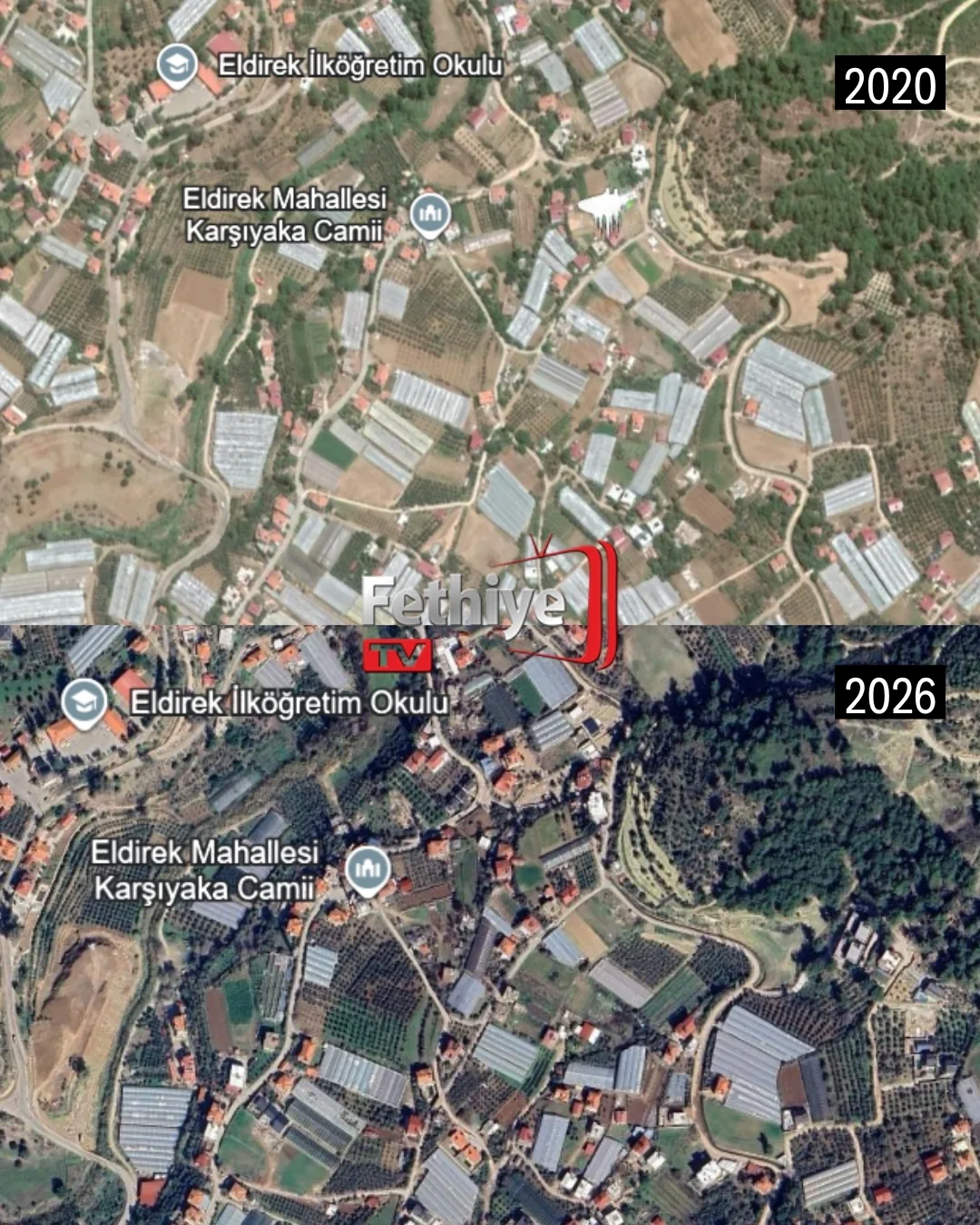 Fethiye’de 6 Yılda Dikkat Çeken Değişim: Yapılaşma Bazı Bölgelerde Hızlandı