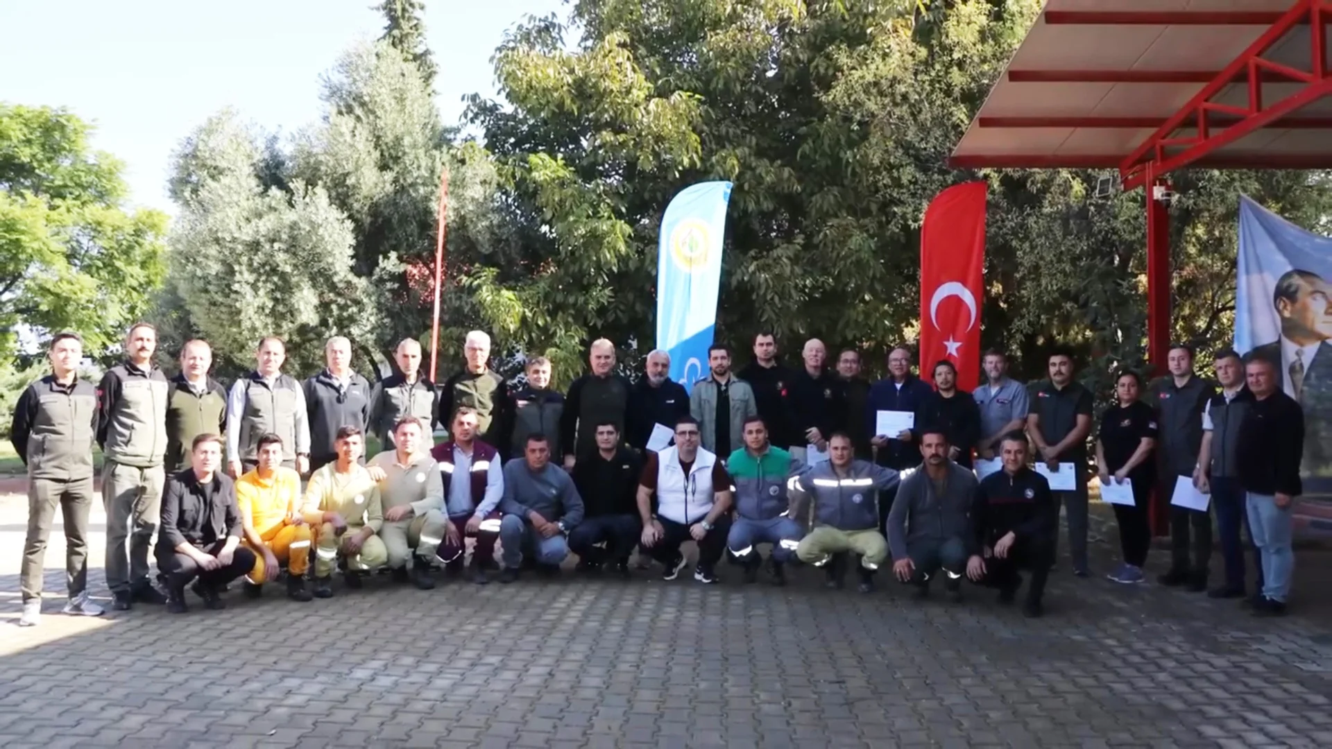 Muğla’da Yangınla Mücadele Eden Helikopter Ekiplerine Veda Ziyareti
