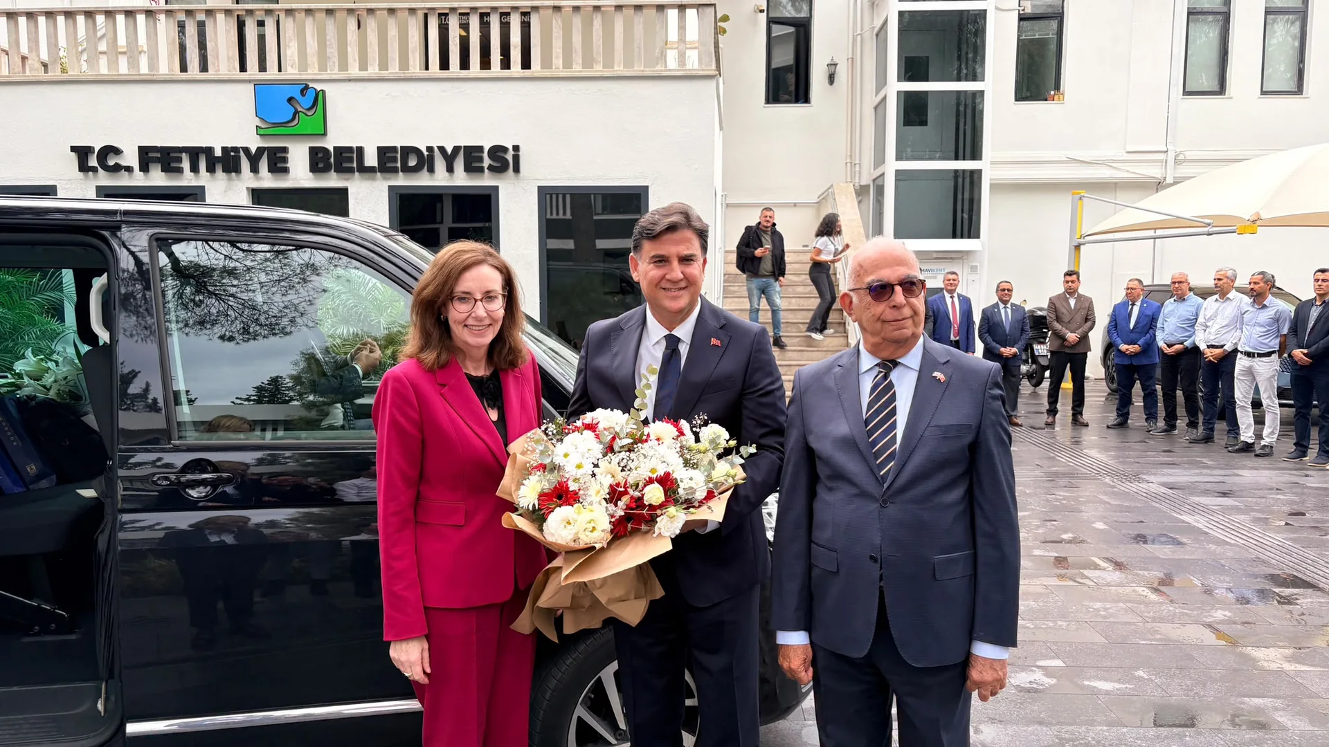 İngiltere Büyükelçisi Jennifer Anderson, Başkan Karaca’yı Ziyaret Etti
