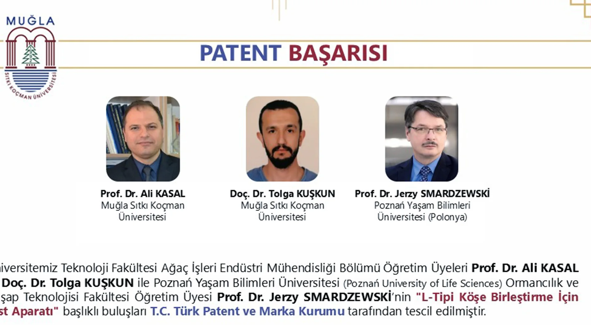 MSKÜ’den Mobilya Sektörüne 2 Yenilikçi Buluş