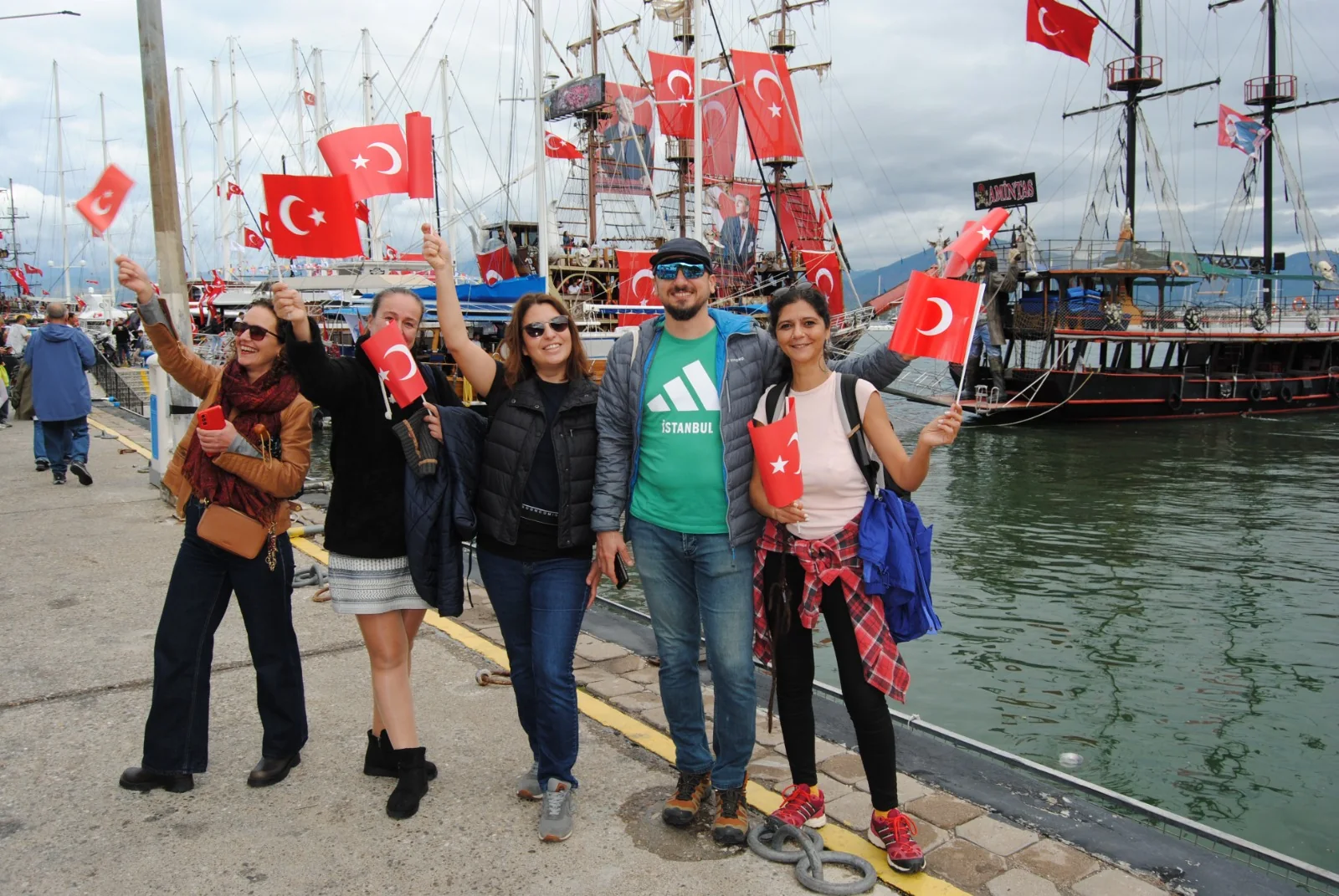 Fethiye'de Deniz Alayına Büyük Katılım