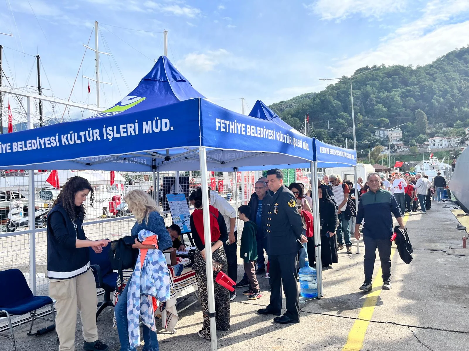 TCG Kaş Gemisi Fethiye’de Ziyaretçilerini Ağırlıyor!